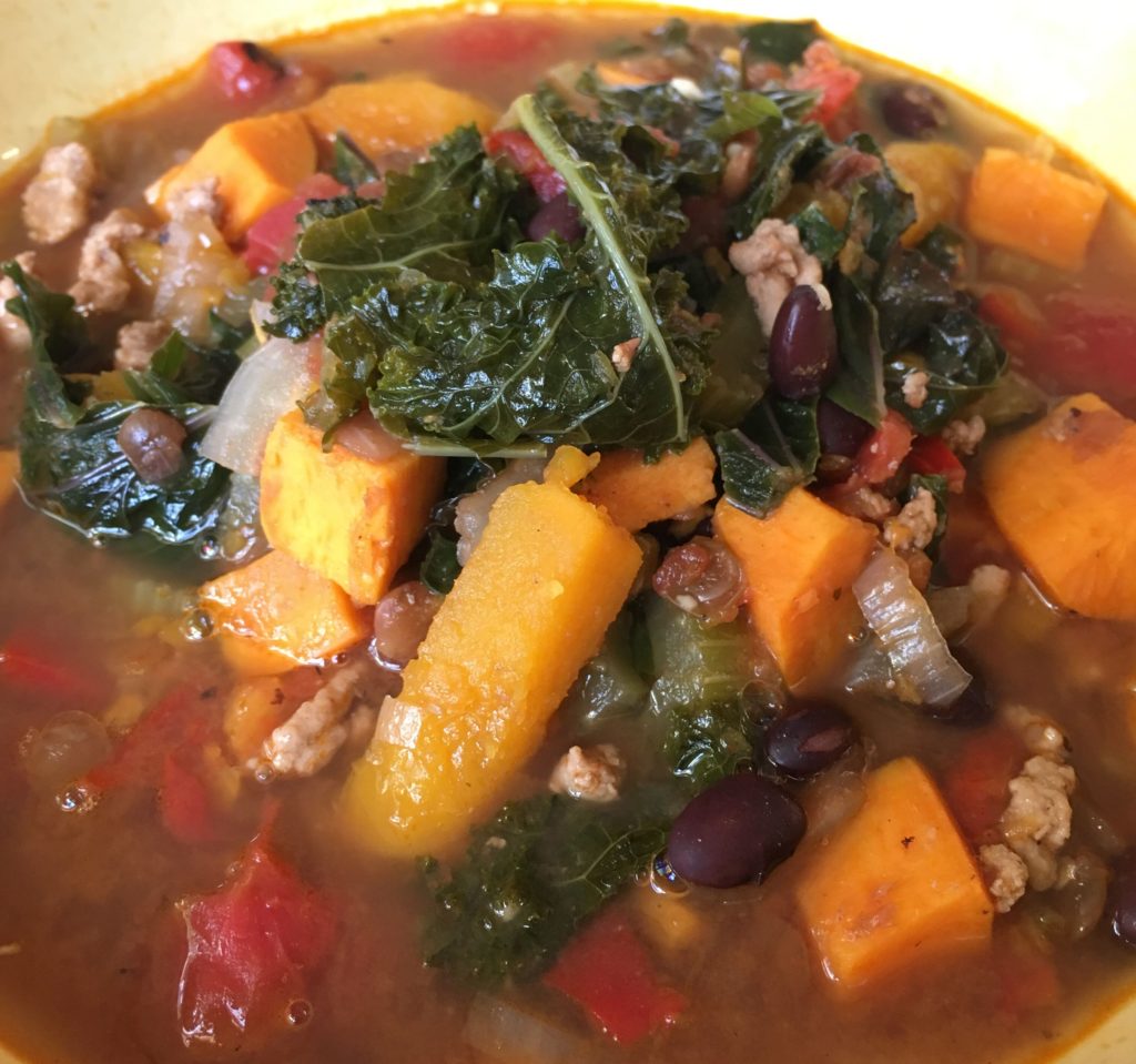 Sweet Potato-Kale Soup
