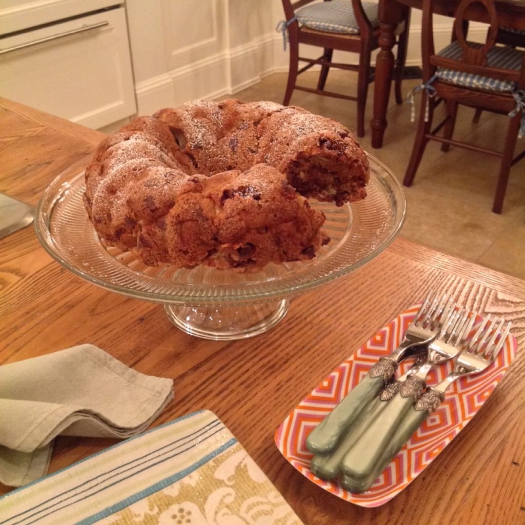 Chocolate Chip Apple Cake