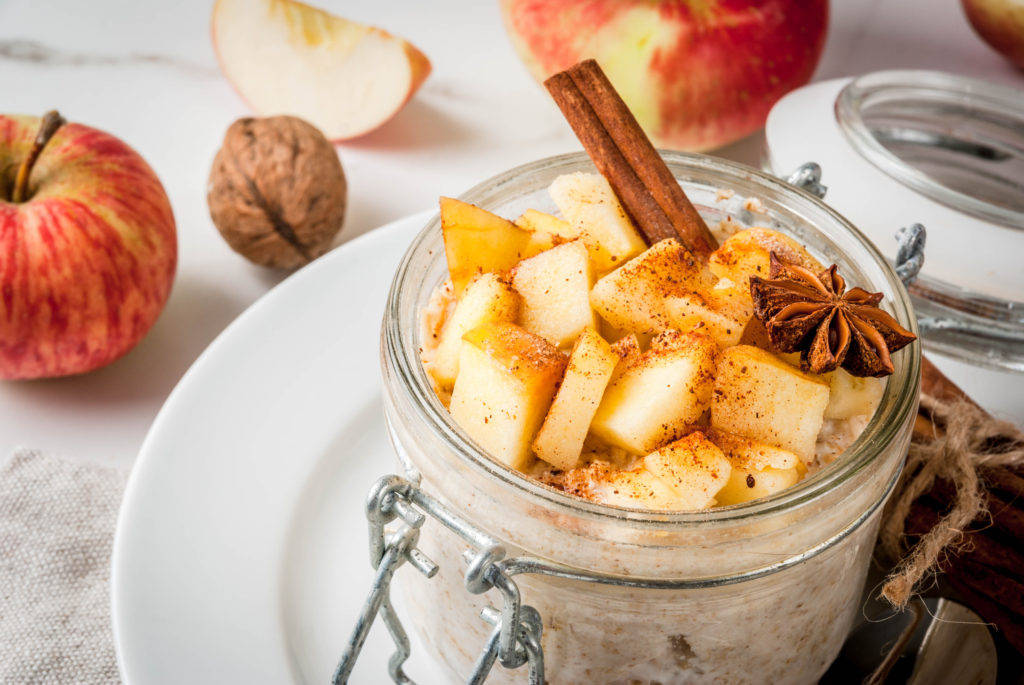 Apple Pie Overnight Oats