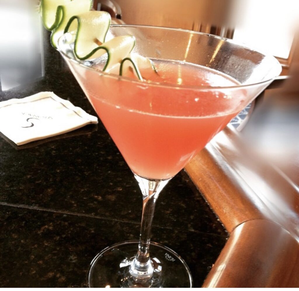 Watermelon-Cucumber “Martini”