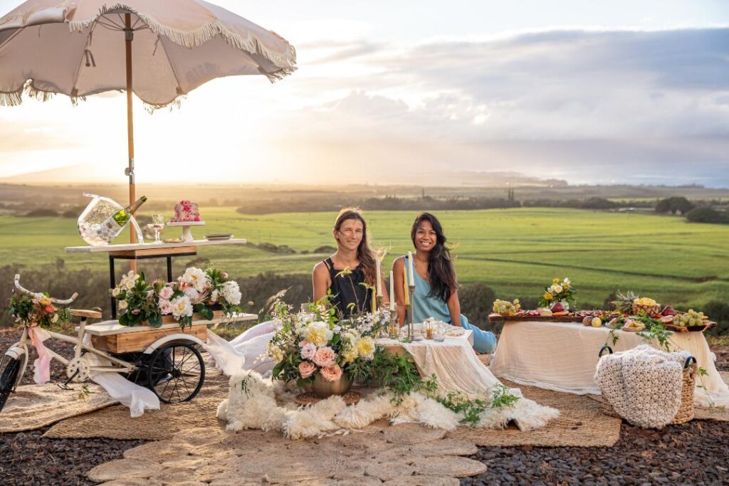An Interview with Christine and Paula, the collaborative team behind Maui Luxe Picnics
