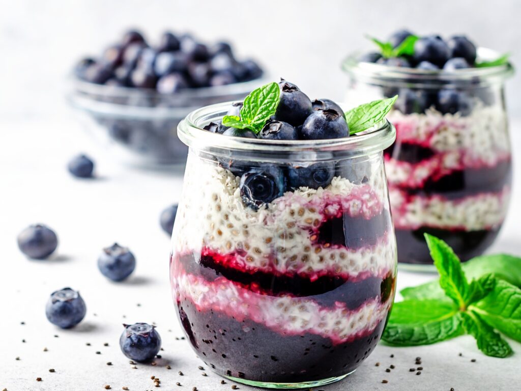 Blueberry Chia Pudding