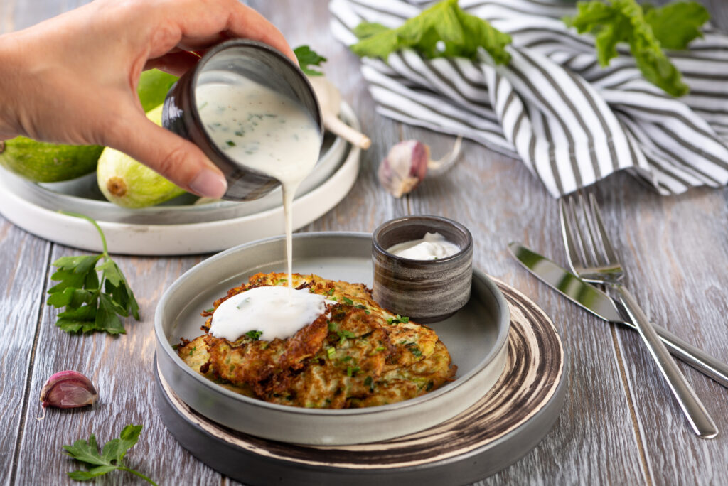 Magda’s Keto Friendly Zucchini Fritters